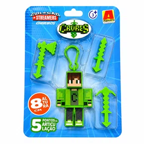 Boneco Cadres Chaveiro 8 cm com Ferramentas Algazarra