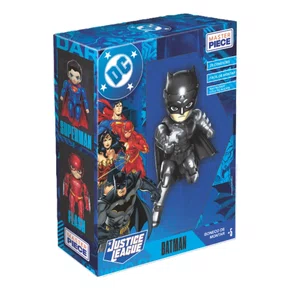 Boneco Colecionável de Montar Batman Liga da Justiça Master Piece DC Lider