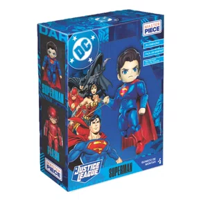Boneco Colecionável de Montar Superman Liga da Justiça Master Piece DC Lider