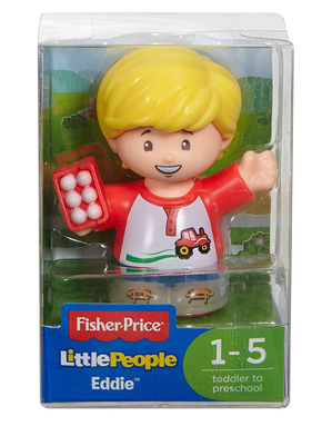 Boneco Eddie Coleção Little People Fisher-Price Mattel