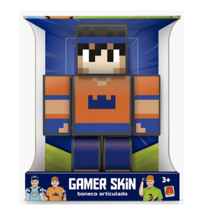 Boneco Família Arqueira Hey Davi Gamer Skin 25 cm Algazarra