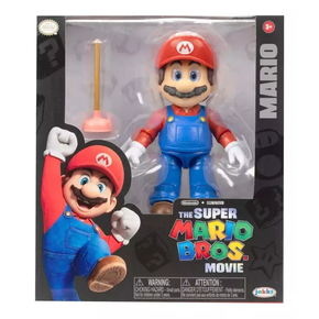 Boneco Mario 12 cm com Acessório Super Mario Sunny