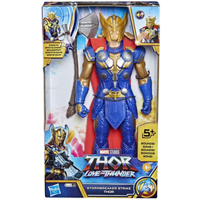 Boneco Thor Love and Thunder Stormbreaker Strike Hasbro