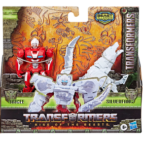 Boneco Transformers Arcee e Silverfang Hasbro
