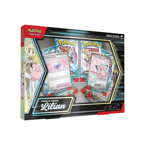 Box Pokémon Coleção de Torneios Lílian 50 Cartas Copag