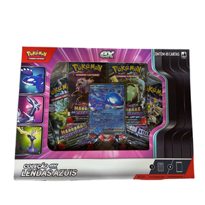 Box Pokemon Coleção Ex Lendas Azuis 49 Cartas Kyogre Copag