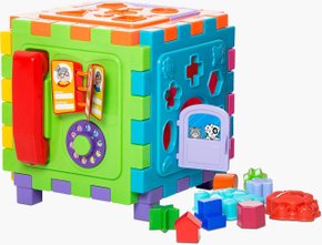 Brinquedo Educativo Cubo Didático Grande Mercotoys Brinquedos