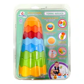 Brinquedo de Empilhar Torre Mágica Mercotoys Brinquedos