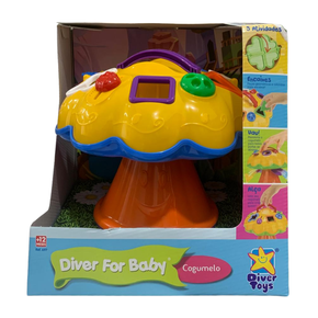 Brinquedo Diver For Baby Cogumelo Didático Divertoys