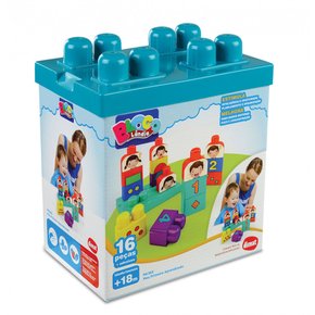 Brinquedo Educativo Meu Primeiro Aprendizado 16 Peças Dismat