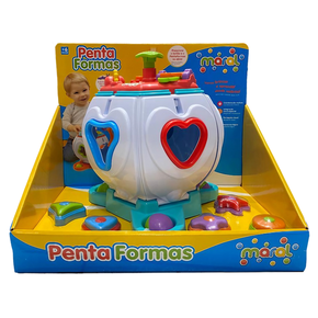 Brinquedo Pentaformas Educativo Maral 