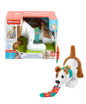 Cachorrinho Engatinha Comigo Fisher Price Mattel