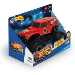 Caminhão Monstro Hot Wheels com Luz e Som Multikids 