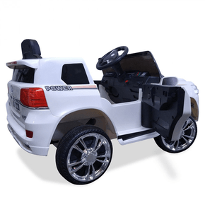 Caminhão Elétrico Infantil com Carreta (Baú) 12V Branco Bel