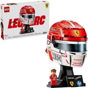 Capacete Scuderia Ferrari HP Charles Leclerc Editions Lego