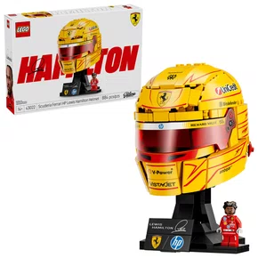 Capacete Scuderia Ferrari HP de Lewis Hamilton Editions Lego 