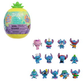 Cápsula Abacaxi com Mini Figura Surpresa do Stitch Sunny