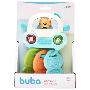 Carrinho de Atividades com Chaveiro Buba