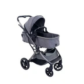 Carrinho de Bebê Moisés Passeio Zoe Cinza Travel System Galzerano
