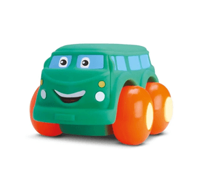 Carrinho de Vinil Soft Cars Kombi Divertoys