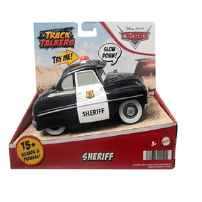 Carrinho Sheriff Com Som Cars Track Talkers Mattel