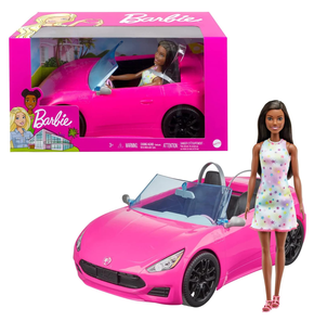 Barbie - Boneca Totally Hair com conjunto de jogo e cabeleireiro
