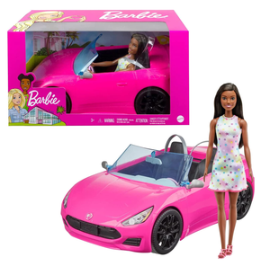 Barbie - Boneca Totally Hair com conjunto de jogo e cabeleireiro ㅤ