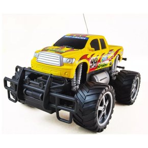 Carro Infantil De Controle Remoto Giant Four Wheeler Pickup Cor Azul