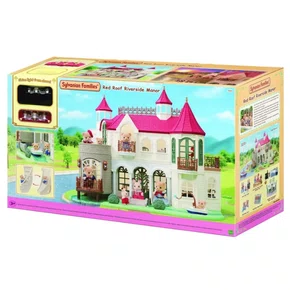 Casa de Campo à Beira-Rio do Telhado Vermelho Sylvanian Families Epoch 