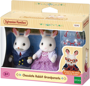 Avós Coelho Chocolate Sylvanian Families Epoch