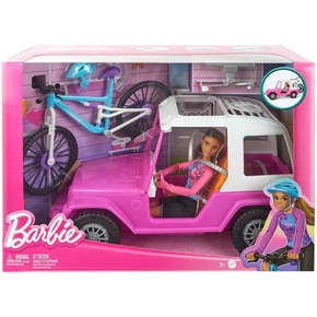 Conjunto Barbie Bicicleta de Montanha com Boneca Mattel