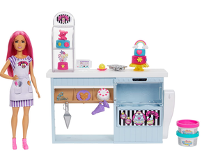 Conjunto Barbie Restaurante Cozinhar e Grelhar Mattel - Fátima Criança