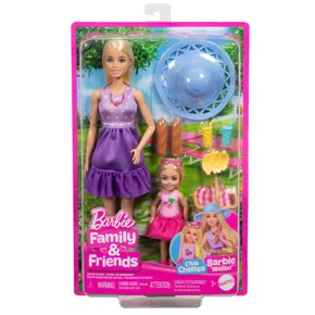 Conjunto Boneca Barbie Malibu e Chelsea Family & Friends Mattel