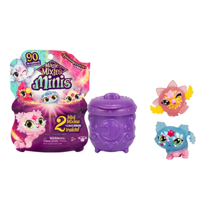 Conjunto  com 2 Mini Bonecos Magic Mixies Minis Candide