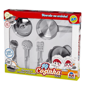 Conjunto Cozinha Inox Panela Braskit