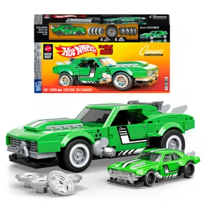 Conjunto de Construção Hot Wheels Carro Custom '68 Camaro Mattel