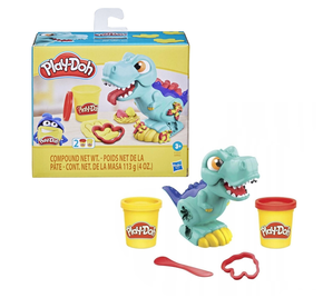 Play-Doh, Massinha Dino Crew Rex, Verde, Laranja e Vermelho :  : Brinquedos e Jogos