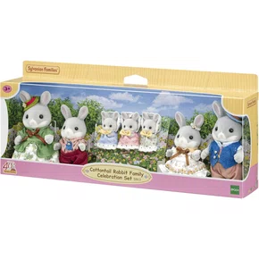 Conjunto Família dos Coelhos de Algodão Kit Celebração Sylvanian Families Epoch
