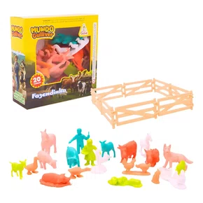 Conjunto Fazendinha 20 Figuras Gulliver
