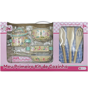 Conjunto Infantil Meu Primeiro Kit De Cozinha Le Chef Kitchen Shiny Toys