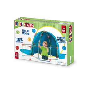Connectenda com 87 Peças Construção com Tubos Multikids 