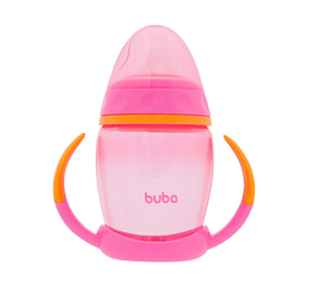 Copo 250 Ml Rosa com Alça Removível Buba