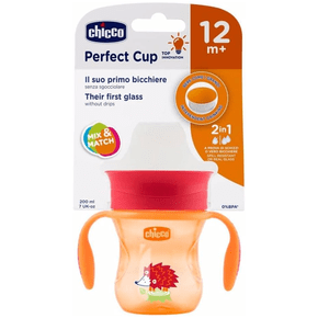 Copo 360 Perfect Cup 12+ 200 Ml Laranja Chicco