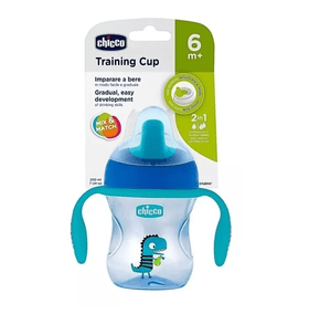 Copo Training Cup 200 Ml 6+ Azul Chicco