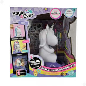 Decore Luminária Unicórnio Com Led Multicolorido Style 4 Ever Fun