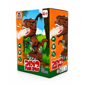 Dino Flash Spray com Luz e Som Braskit 
