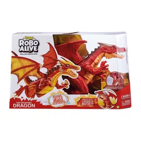 Dragão Fogo Vermelho Robo Alive Candide 