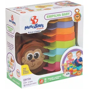Empilha Baby Macaco Mercotoys Brinquedos