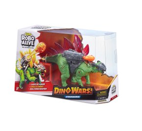 Figura Dino Wars Stegosaurus Robo Alive Zuru Candide