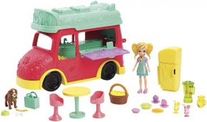 Boneca Polly Pocket Caminhão de Sorvete Doces Surpresas - Mattel - DiverMais